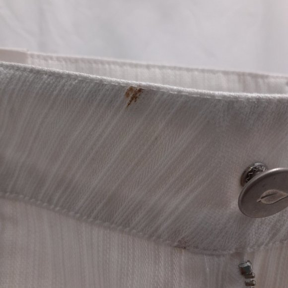 White Cotton Ginny Bootcut pants - Picture 5 of 6